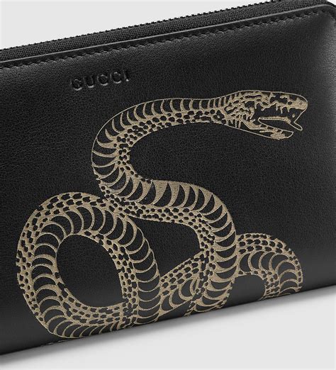 gucci leather snake belt|authentic gucci snake wallet.